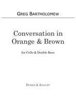 Conversation in Orange & Brown