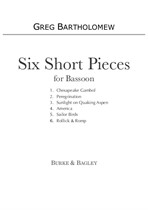 Six Short Pieces for Solo Bassoon